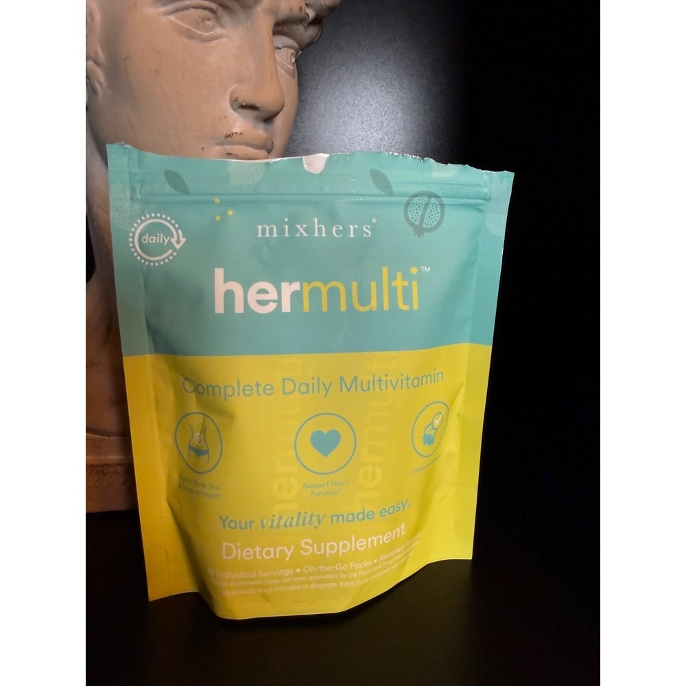 Mixhers‎ Hermulti Complete Daily Multivitamin Frutty Pop 13 Sticks Unopened